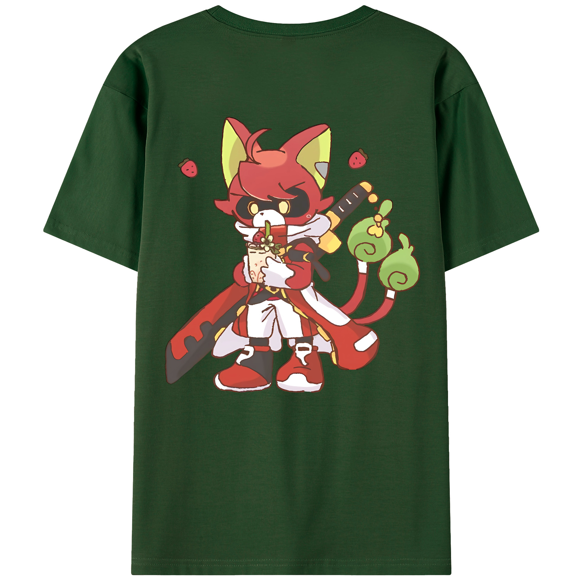 （画像用） 妖怪ウォッチ Yo-kai Watch 綿100％半袖Tシャツ（背面プリント）